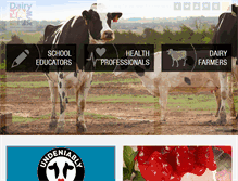 Tablet Screenshot of dairymax.org